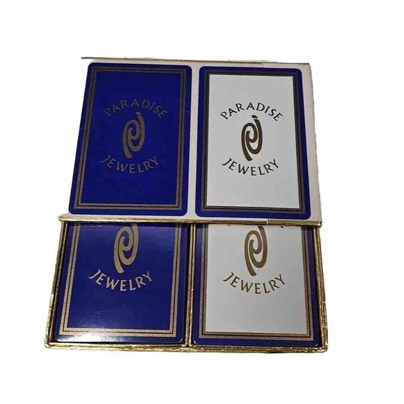 Congress Playing Cards Decks Blue Vintage MCM Sealed NEW! - Picture 2 of 3